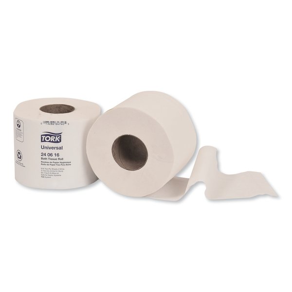 Tork Tork Toilet Paper Roll White T34, Universal, 2-ply, 48 x 616 sheets, 240616 240616